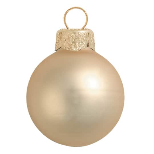 Whitehurst 12ct. 2.75&#x22; Matte Glass Ball Ornaments